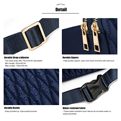 WindTook Heuptas Kleine Heuptas Mode Heuptas Reistas Heuptasje Vakantie Heuptasje Wandelen Borsttas Feest Telefoon Tassen Casual Dames Mini Heuptas voor Vrouwen 18 x 4 x 12 CM - Image 7