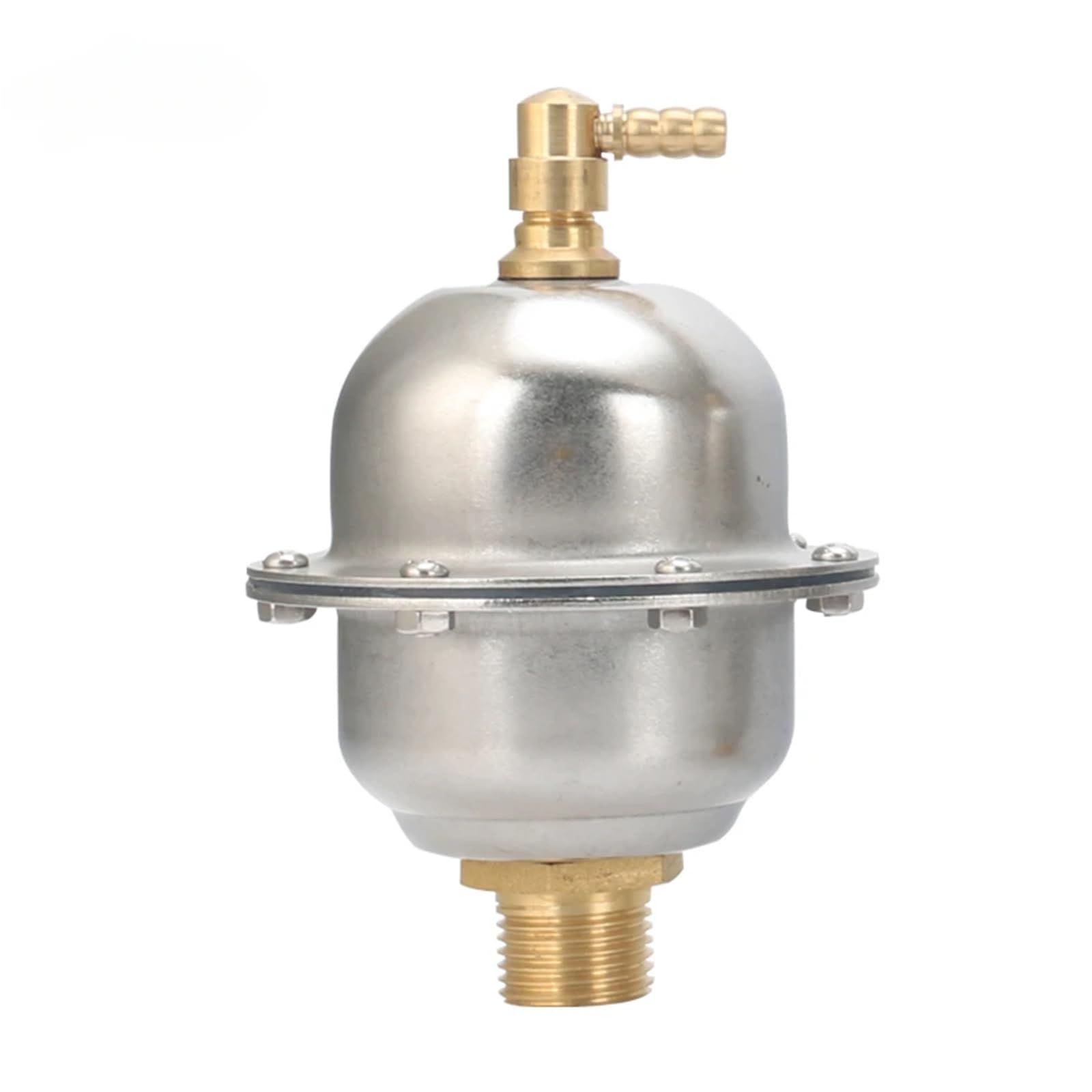 DN15-25 1/2" 3/4" 1" Maschio Ottone 304 Acciaio Inox Valvola di Sfiato Automatico della Pressione for Tubazioni Riscaldamento Acqua 1 Pz(DN25 1)