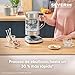Hervidor de té y agua de cristal con elevación automática Imagen de Hervidor de té y agua de cristal con elevación automática