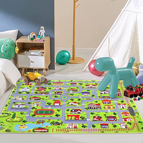 MillePark Kinderteppich Teppich Spielmatte Extra Groß Lernen, Sicher, Kinderpädagogik,...