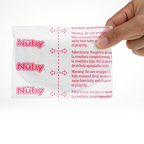 Nuby Stay-Dry Disposable Breast Pads, Honeycomb, Standard, 100 Count #TOP3