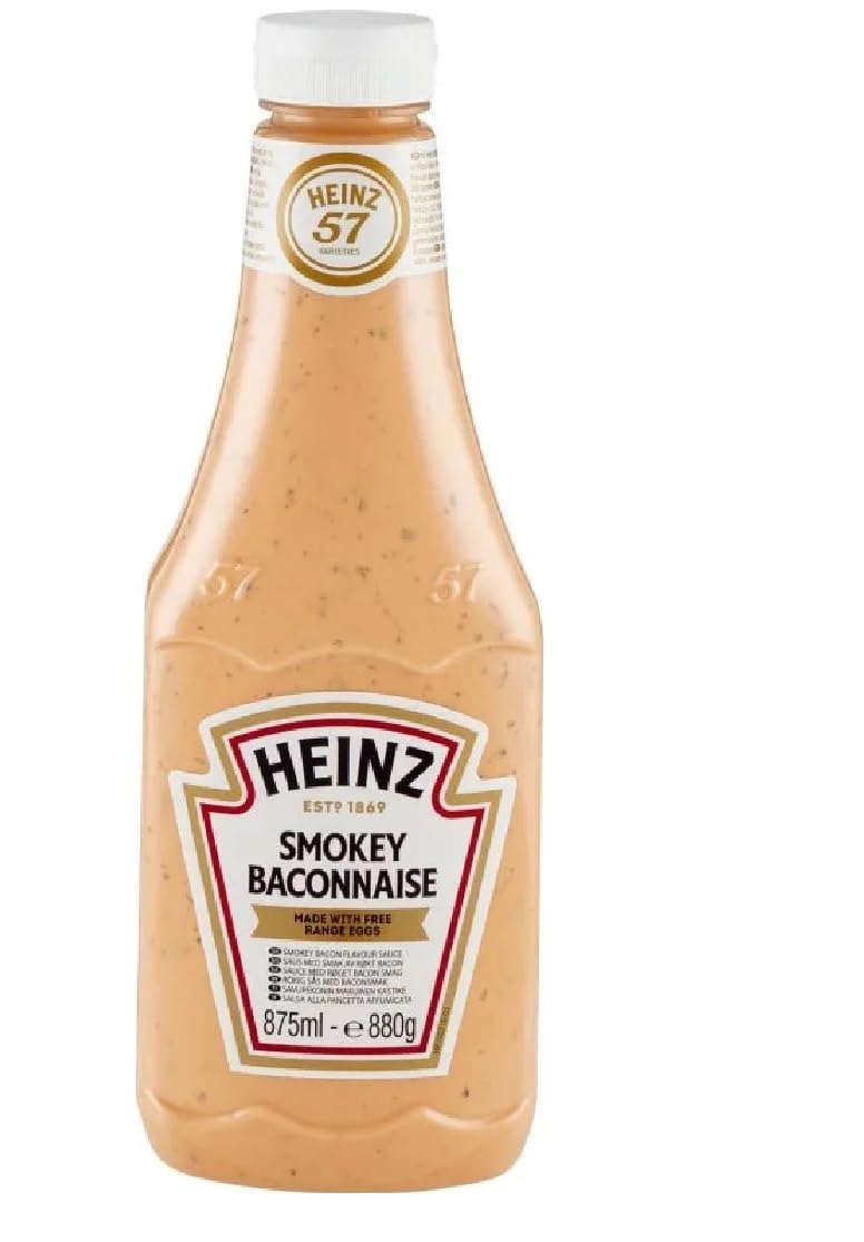 Italian Gourmet Sauce Italian Gourmet Smokey Baconnaise Salsa Bacon | Crema stile BBQ per burger e patatine; rauchige Note, ideal zu Sandwiches, Gesamtnettogewicht 5,25 L + Kostenlos Polpa 400g