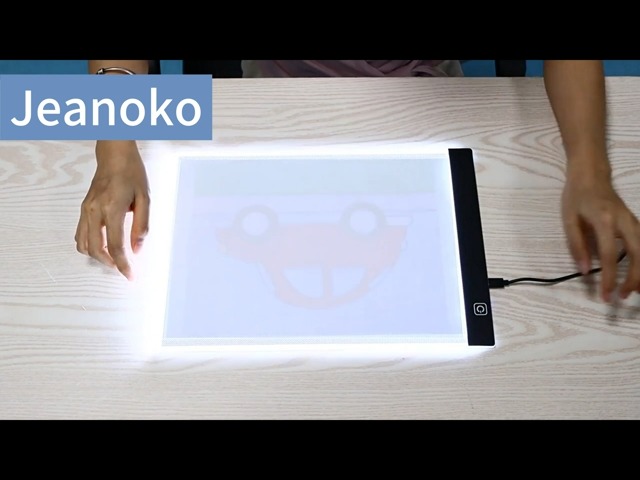 Panneau Lumineux LED Ultra-Mince A6 Avec Support Antidérapant - Idéal Calligraphie, Animation Et Dessin
