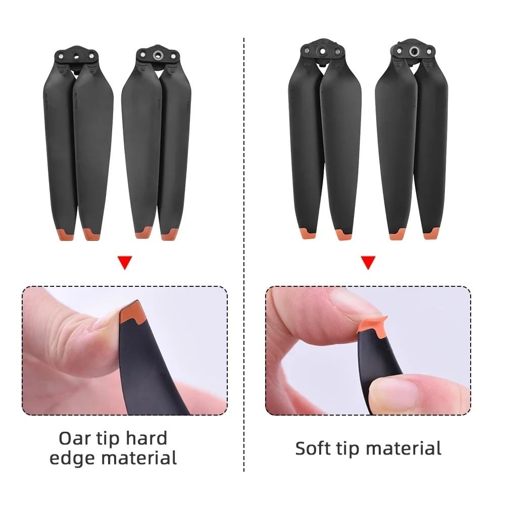 Eliche compatibili con Mavic 3/3 Pro/3 Classic Pale dell' a sgancio rapido Ventilatori ad ala pieghevole Pezzi di ricambio Accessorio drone Sostituire la parte(4 pairs)