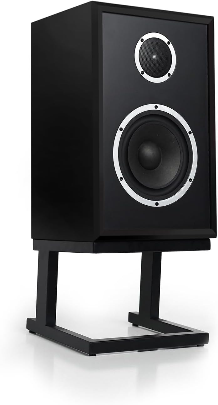 KLH Model Three – 2-Way 8” Acoustic Suspension Bookshelf Speaker (Nordic Noir, Pair)