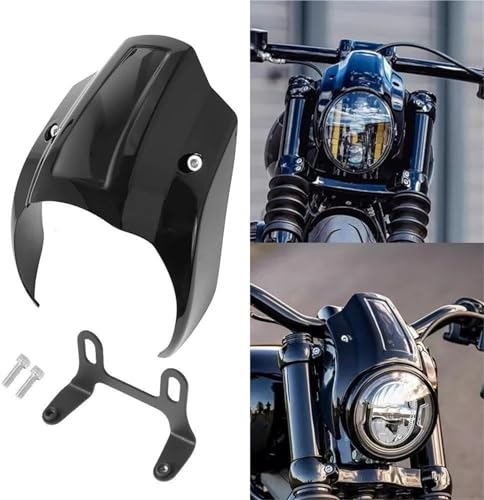 Pare-brise Harley Breakout FXBR 107 protège du vent et des projections - 4