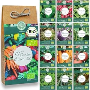 Loveplants Bio Gemüse Samen Set 12er