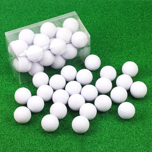 Image of 26 Pack Foam Golf Practice Balls - Realistic Feel and Limited Flight Training Balls for Indoor or Outdoor White