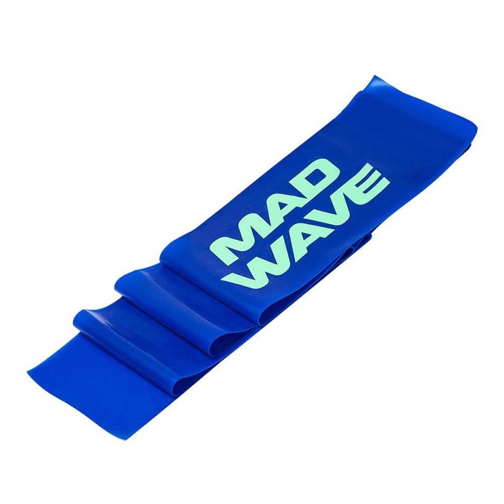 Mad Wave Stretch Band - Navy | High Resistance Latex Band for Exercise, Stretching & Warm-Up | Portable Fitness Tool for Swimming & Sports Training