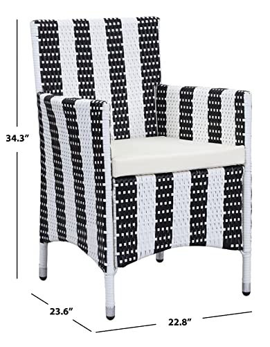 Safavieh Pat2506D-Set2 Chairs, Black/White #TOP5