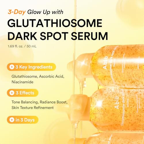 Image of Abib Glutathiosome Dark Spot Serum Vita drop 1.69 fl.oz., Korean Skincare, Dark Spot, Hyperpigmentation Treatment, Lightweight, Hydrating Serum for Sensitive, Uneven Skin
