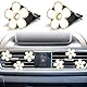 WeddHuis 4 Stück Auto Diffuser Auto Lufterfrischer Clip Air Outlet Vent Clips Auto Innendekorationszubehör Auto Parfüm Diffusor Mit 2 x Aromatherapie Tabletten