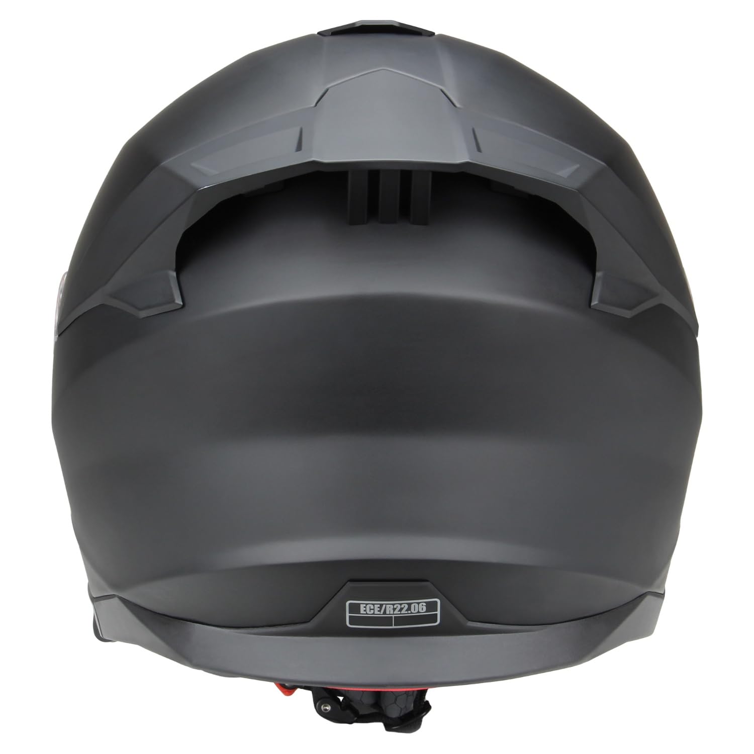 CMX Integralhelm Motorradhelm Blacky M schwarz matt | Visier klar montiert, Visier getönt beiliegend