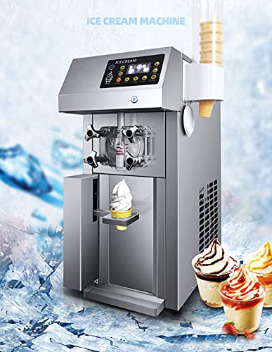 Automatische Eismaschine, 1250 W Kommerzielle Softeismaschine, Joghurt-Milchshake-Maschine, 304 Edelstahl… – Bild 3