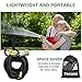TOCZIM 100ft Expandable Garden Hose-Flexible Hose with Superior Strength 3750D 4-Layers Latex 3/4 Solid Brass Connectors 9 Function Spray Nozzle Easy Storage Kink Free Lightweight Expanding Water Hose