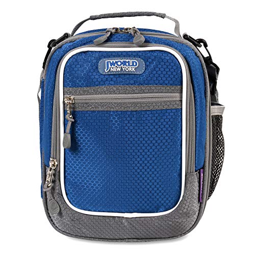 Lancheira J World New York Cara, Azul marino, One Size