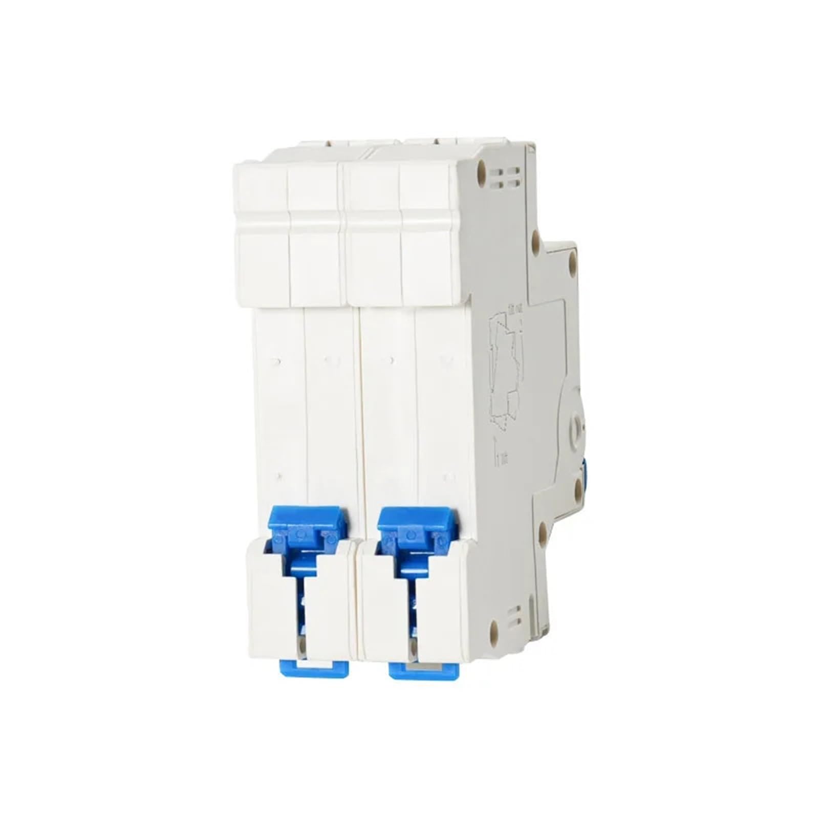 Disjoncteur Miniature C45 2P Courbe C AC MCB 6A 10A 16A 20A 25A 32A 40A 50A 63A Montage sur Rail DIN Interrupteur d'air Domestique Miniature(10A)