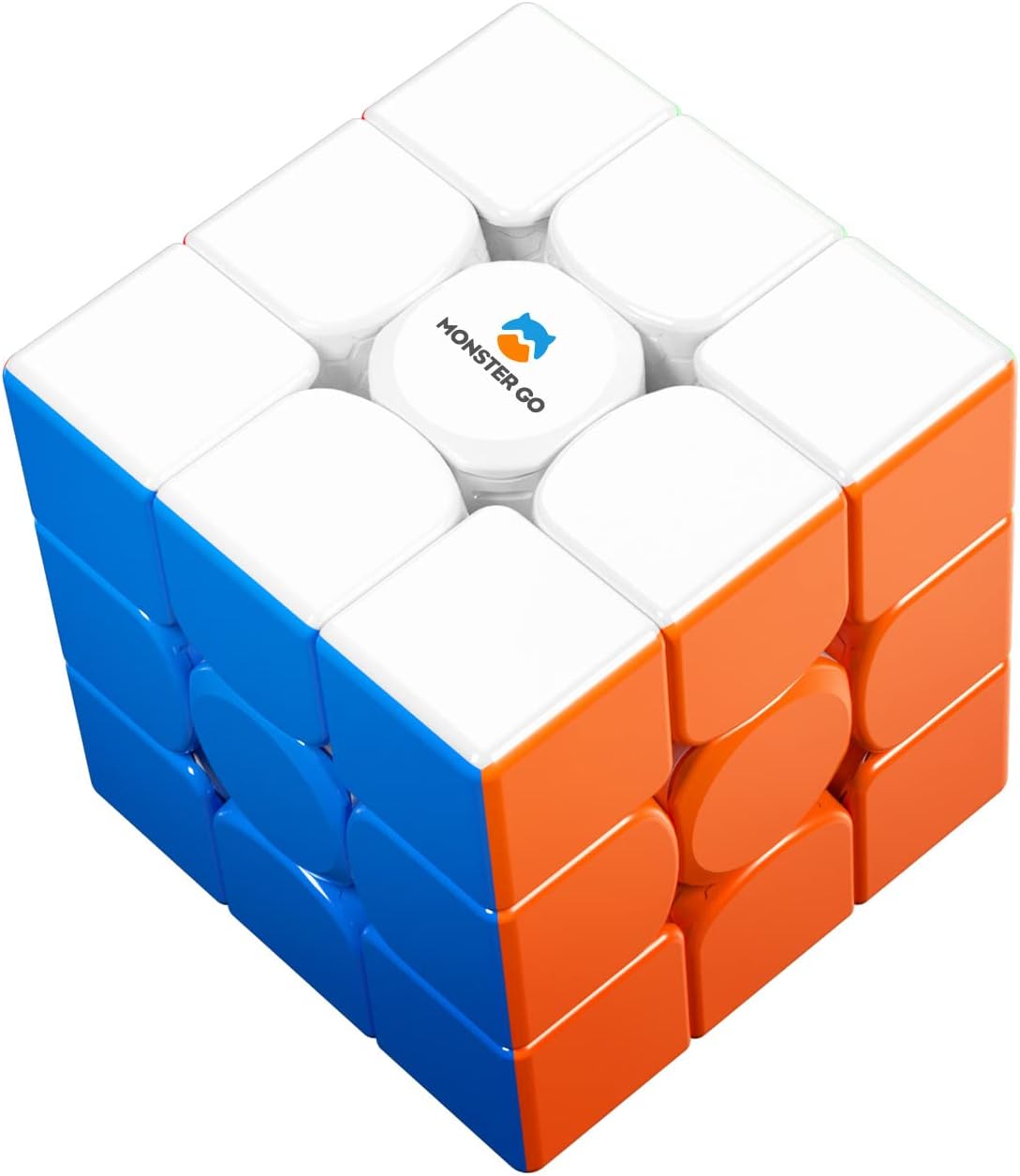 Monster Go Magnetic 3x3 Speed Cube, MG EDU Educational Classic Magic Cube with 48 Magnets, AI Tutorial for Kids Beginners