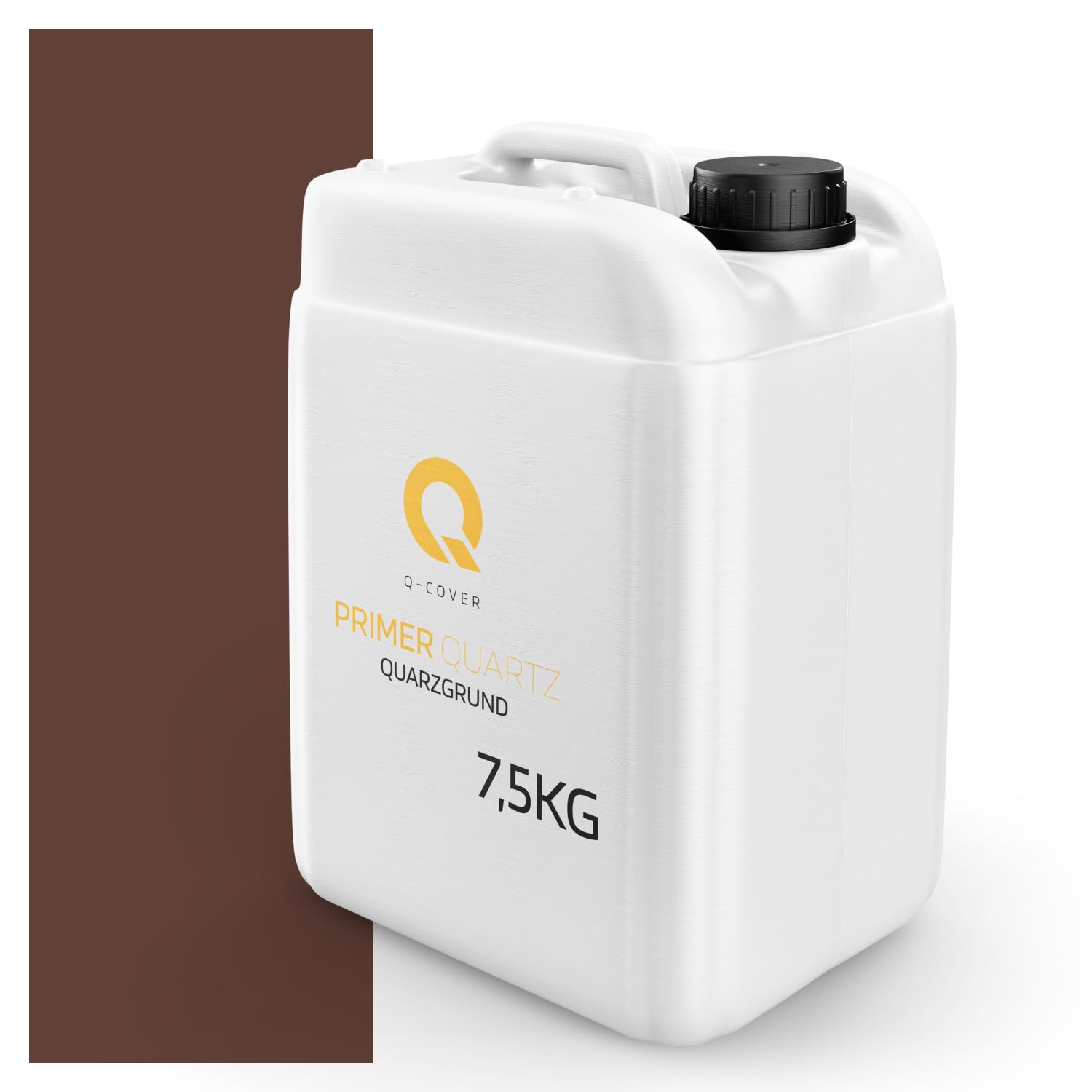 Quarzgrund für Dekorativer Putz mit Mica Dunkelbraun D822 7,5KG | Acrylatdispersion Grundiermittel Innen & Außen für Wände und Decken Grundierung Schutz Mosaikputz ca. 0,3-0,4 KG/m2