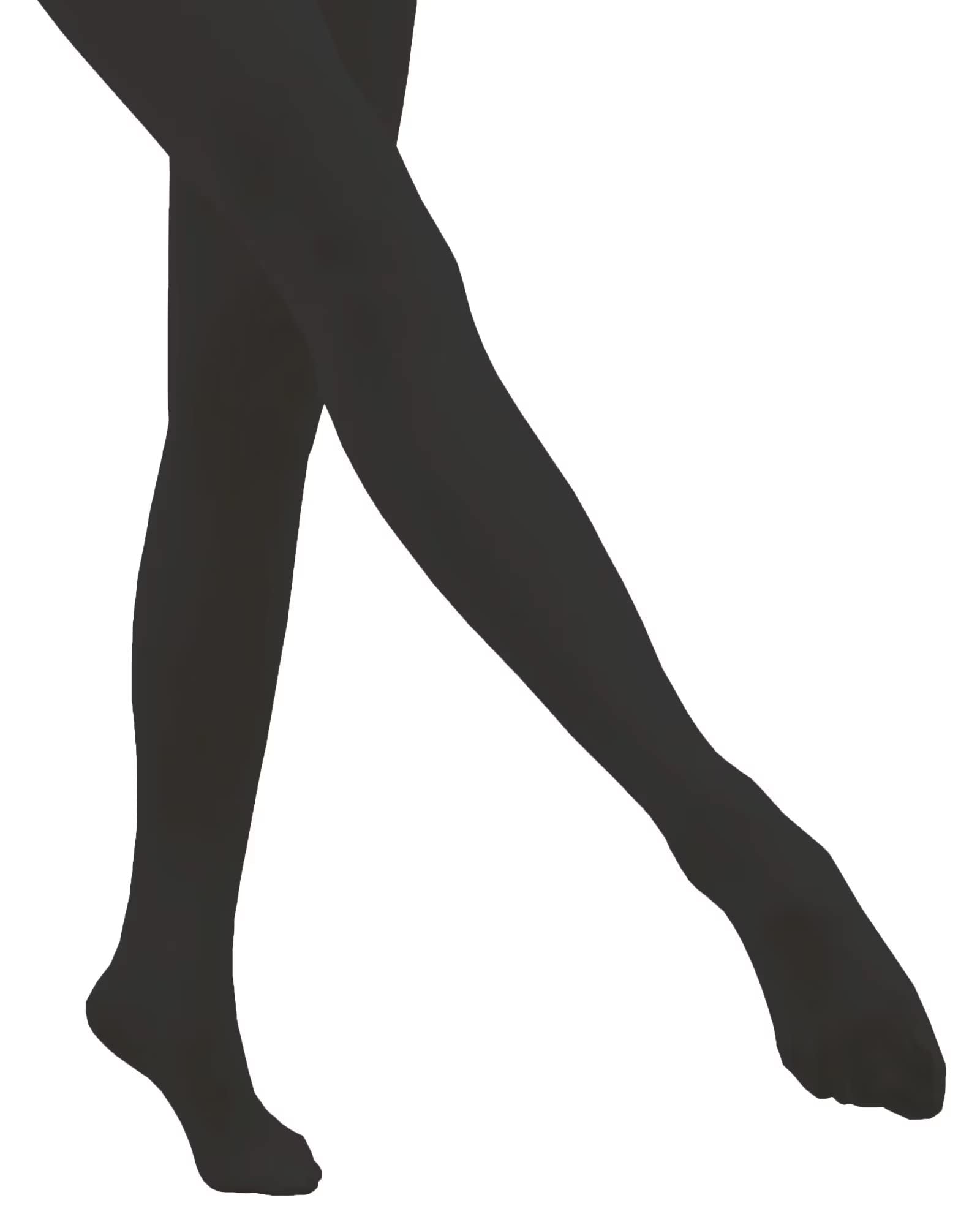 S.lemon Girls Black,2 Pair Ballet Tights,Convertible Footed/Footless Ballet Leotards Pantyhose Dance Tight For Women Black M