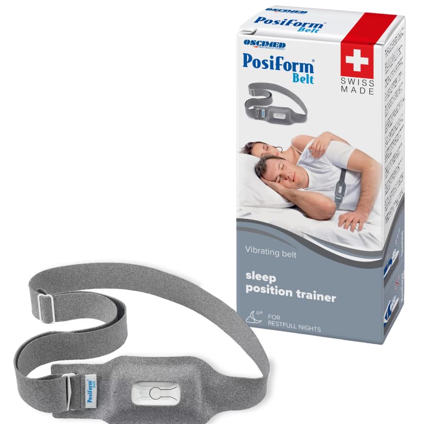 PosiForm Belt Cinturón Vibratorio para Dormir, Entrenador de Posición, Solución contra Ronquido y Apnea Posicional