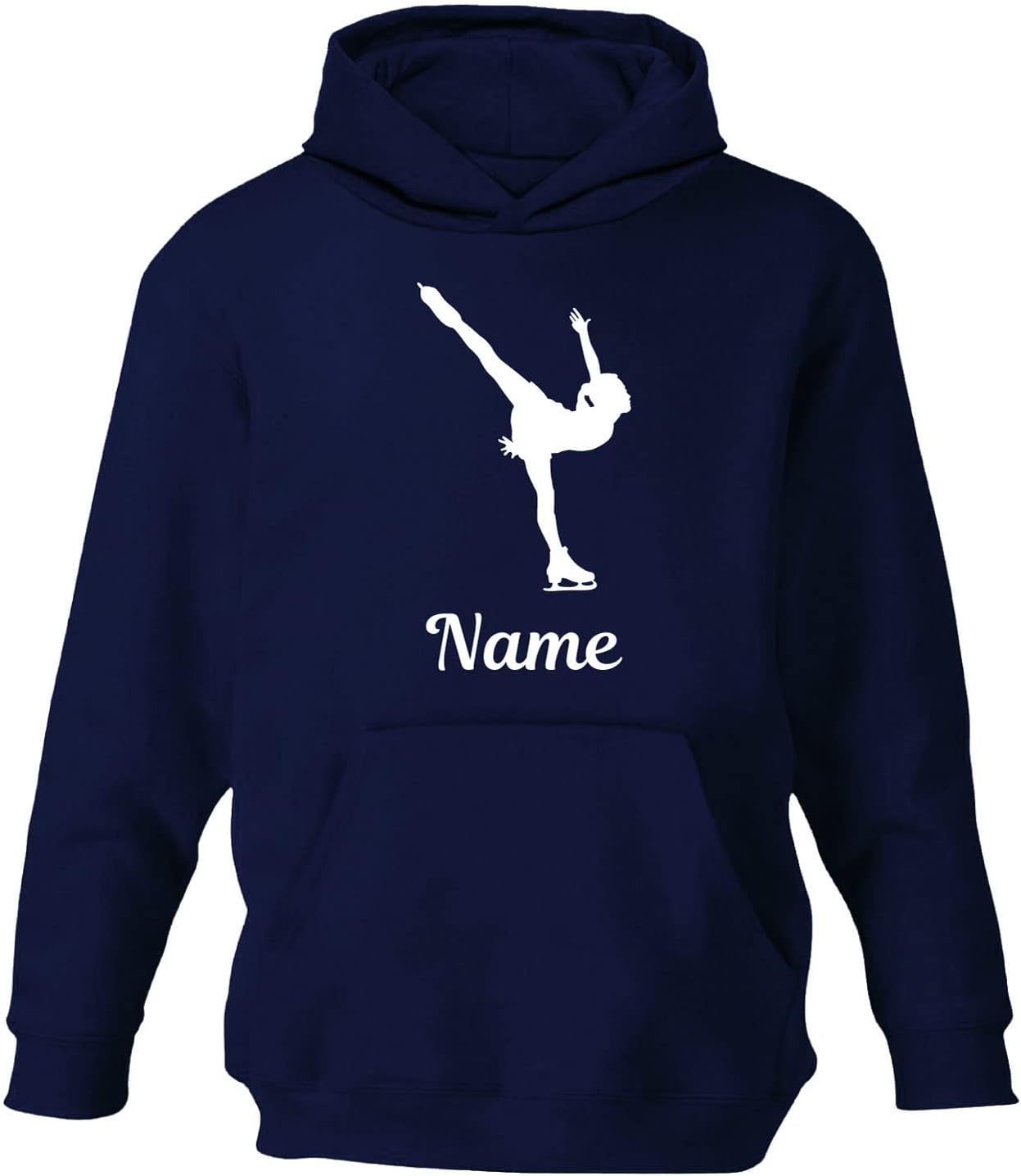 Personalised Ice Skater Girl's Ice Skating Hoodie