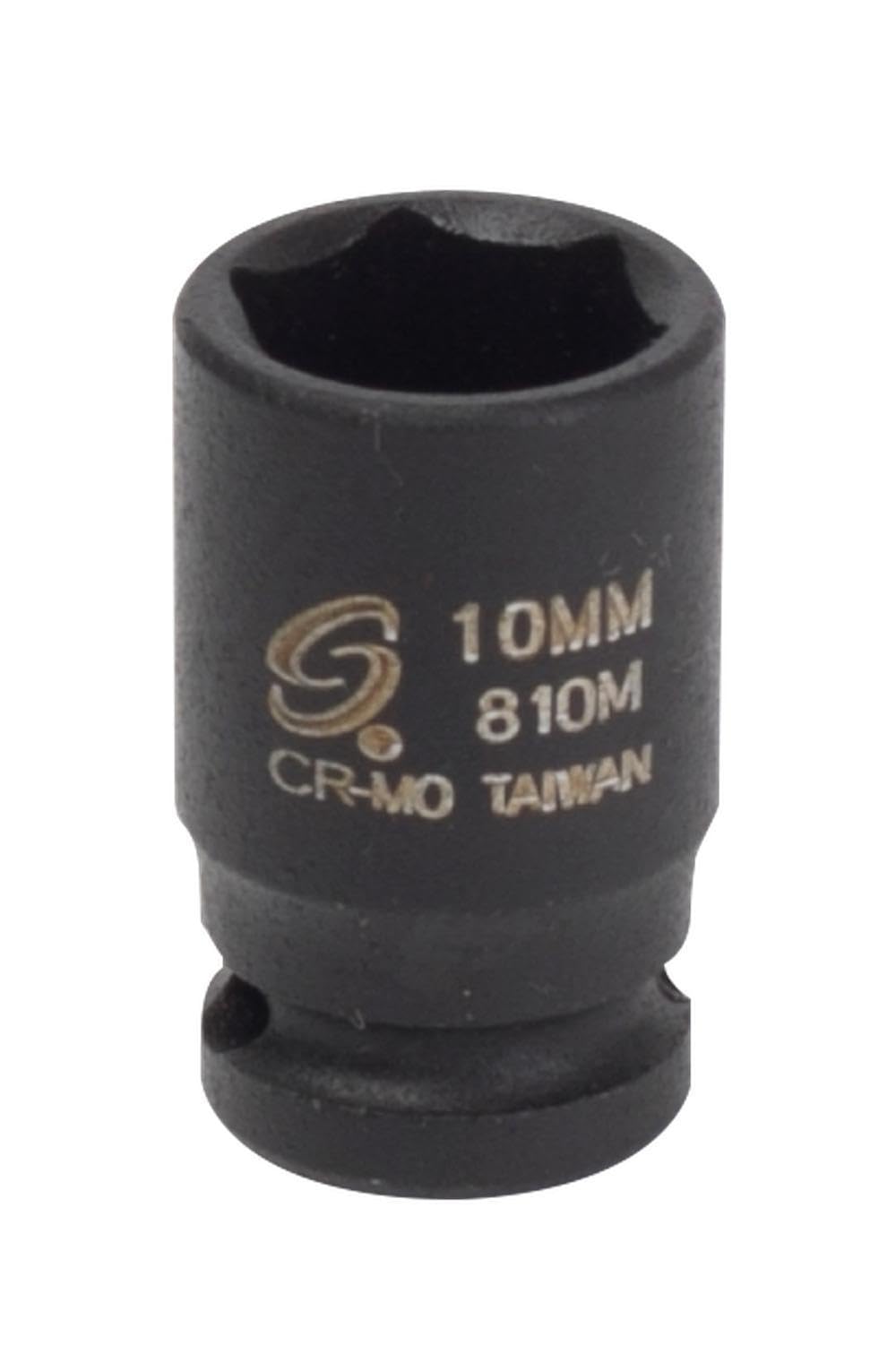 Sunex 810M 1/4-Inch Drive 10-Mm Impact Socket