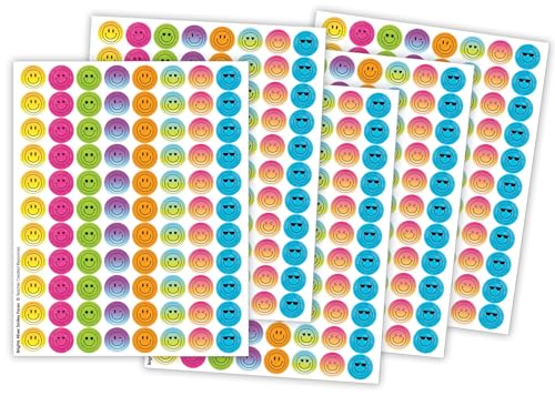 Mini autocollants Smiley Brights 4Ever TCR10346 pour enseignants