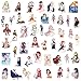 100Pcs Anime Girl Stickers for Water Bottles,Waterproof Kawaii Hot Girl Stickers for Teens,Cartoon Sexy Lady Decals for Laptop Hydroflask Scrapbooking Journaling