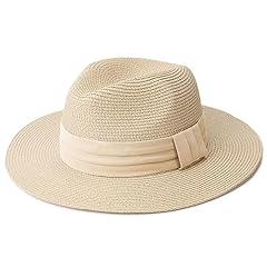 Beige Hat With Cream Band a