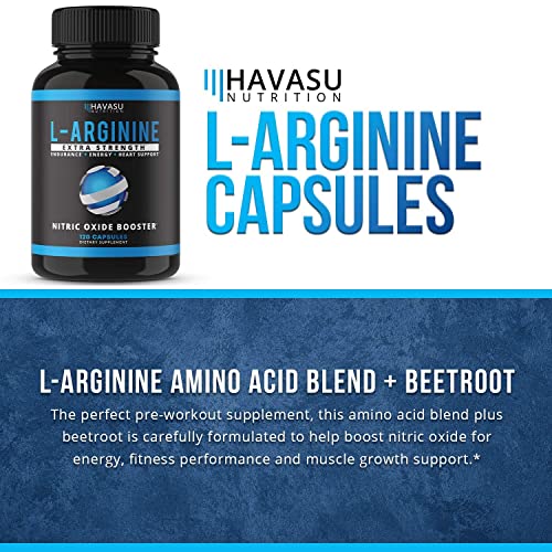 Havasu Nutrition L Arginine And Horny Goat Weed Bundle For Powerful Male Enhancing Supplement For Performance & Endurance Due To Increased Vascular Support #TOP5