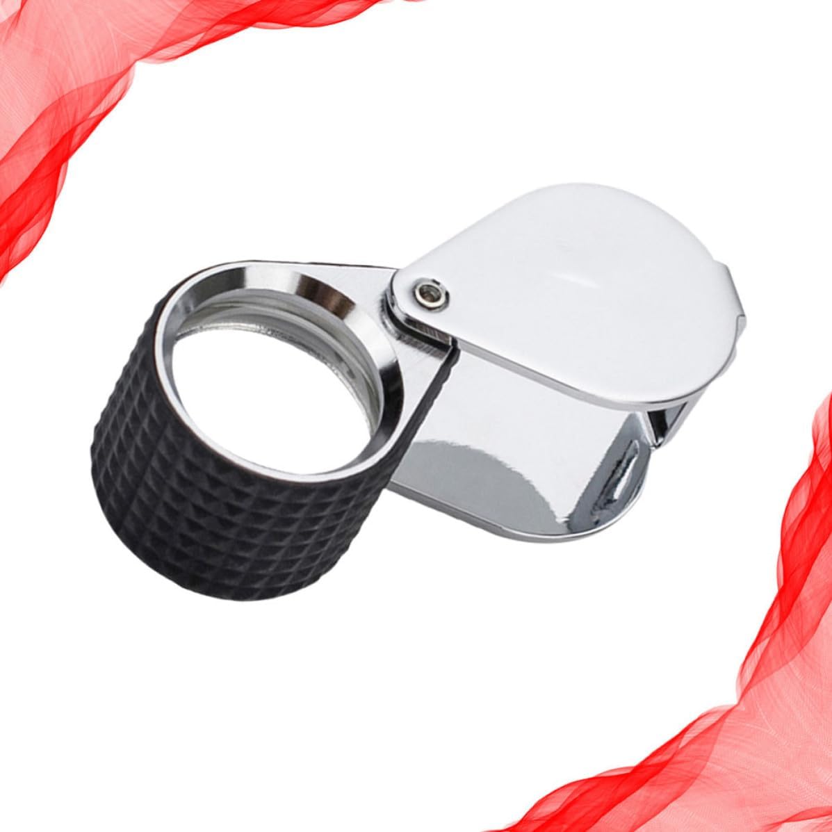 LED Illuminated Jewelry Magnifier Loupe for Plant and Stamp 10x-60x