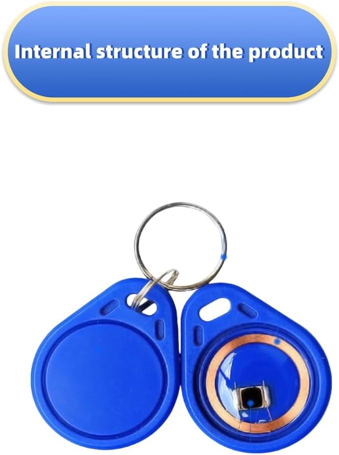 Classic 1K M1 Electronic Intelligent Lock ISO14443A 13.56mhz Ic Card ?Blue,10 pcs