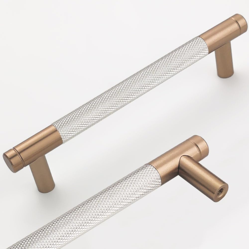 Westablize 2 Pack 5 Inch 128 mm Bar Pulls Bronze and Nickel