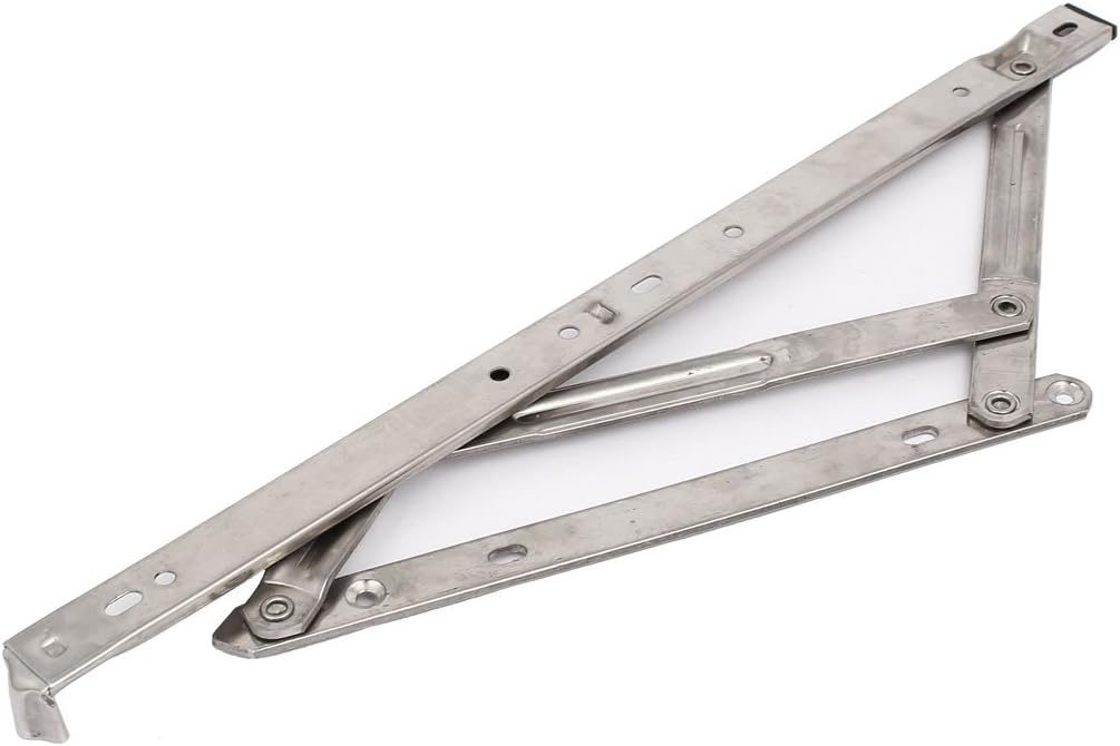 16-inch 202 Stainless Steel Casement Window Top Side Hung Hinge Stay 2pcs (62fdf295732a9bcdc4ddddd798e7457b)