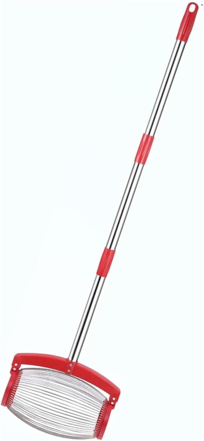 6 L Nut Gatherer, Acorn Picker Upper, with Adjustable Long Handle, for 1.2"-3.6" Walnuts,Chestnuts, Fallen Apples & Tennis Balls(A)