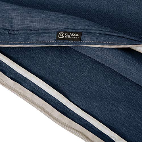 Montlake Patio Cushion - Heather Indigo Blue - Image 12