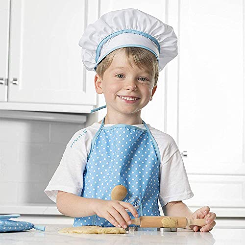 12 Stücke Kinder Chef Set, Kochbackset Kinder, Chef Role Play Set, Spielküche Kochset, Inklusive Schürze, Kochmütze… – Bild 8
