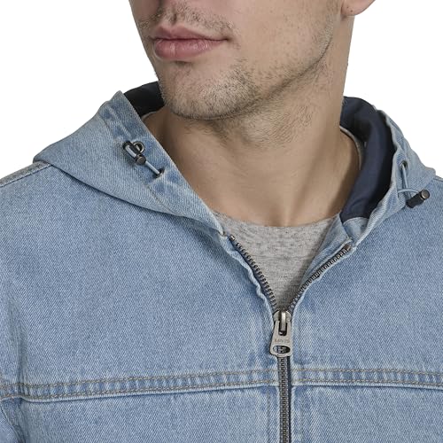 Image of Levi's Men's Workwear Cotton Canvas Hooded Bomber Jacket