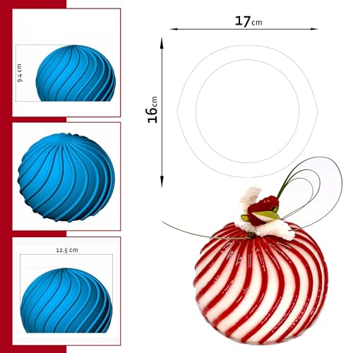 Moule Nautilus Sphère silicone Maé pour sublimer vos desserts maison - 3