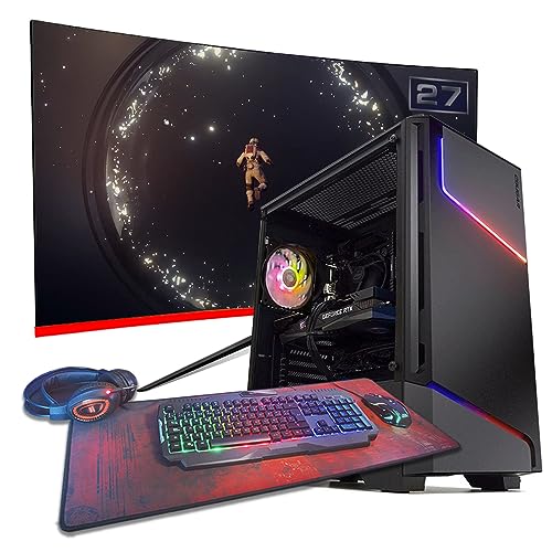 Pack Gaming Rainbow One | Intel Core i5 10400F / 16GB RAM / 1TB SSD M.2 / RTX3060 12GB / Monitor 27' + Periféricos/Windows 11 Pro