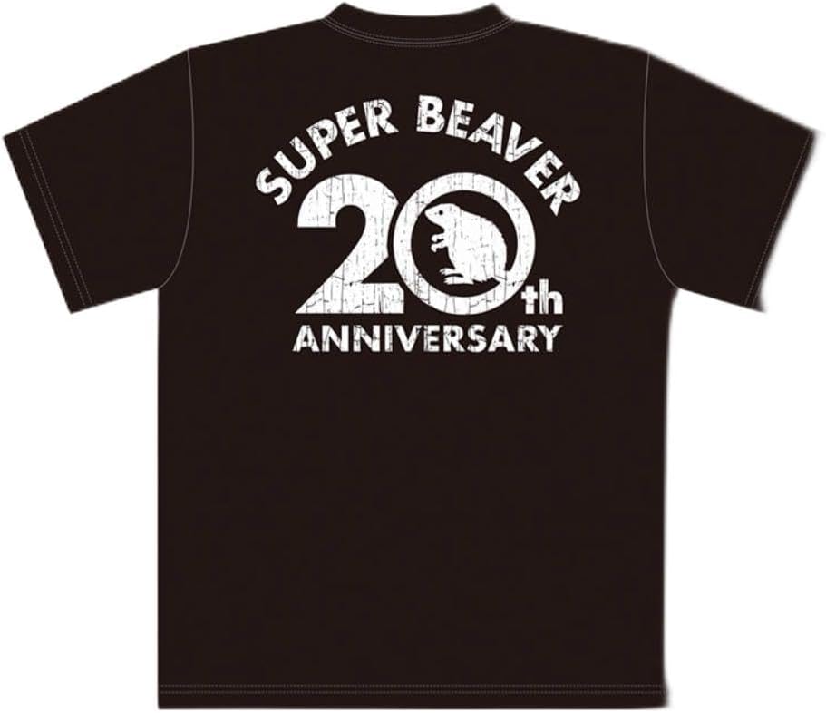 スーパービーバー 20th LOGO Tシャ ツ ブラック Lサイズ人気モデル