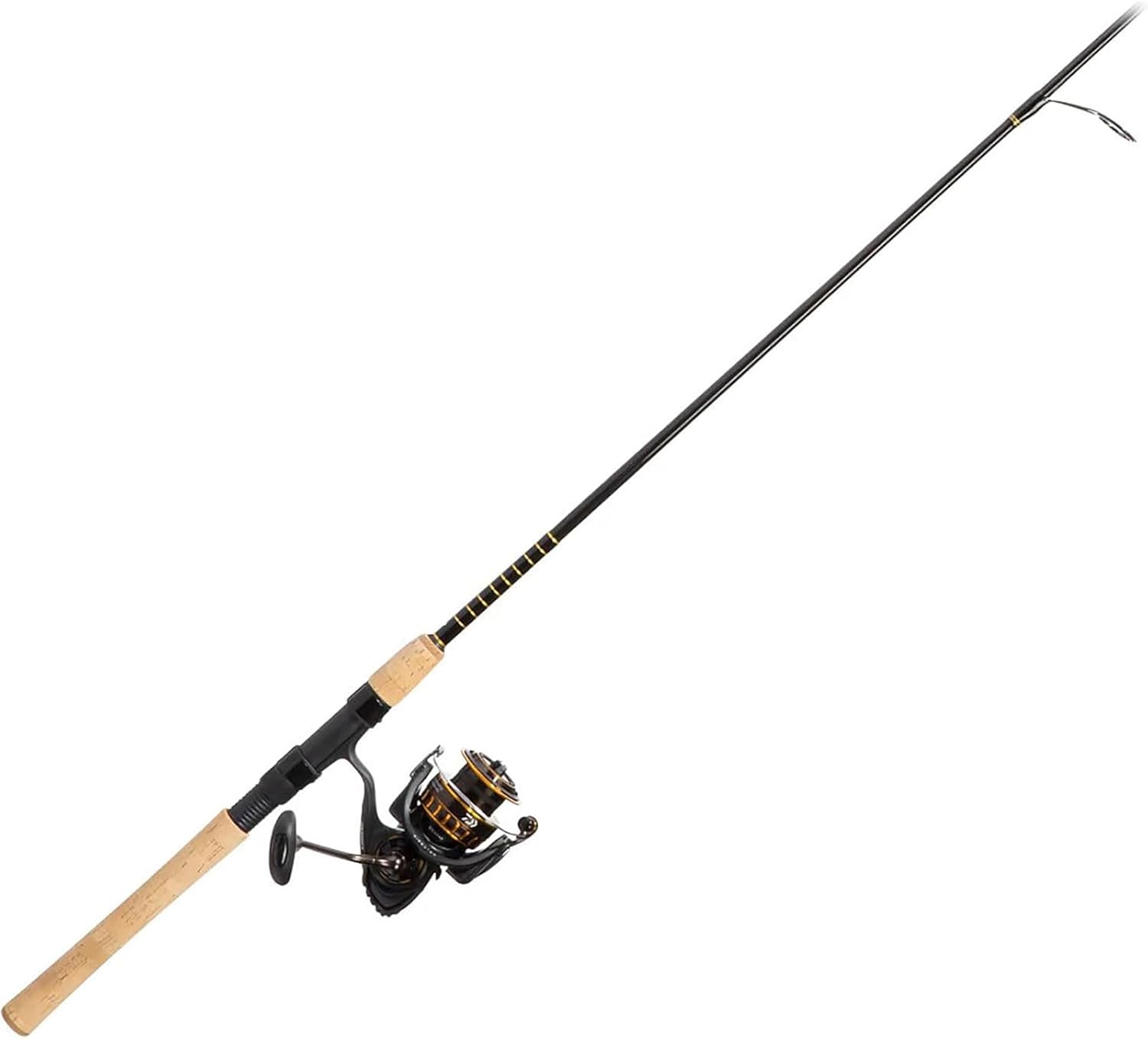 Daiwa BG4500/701MH BG Saltwater Pre-Mounted Combo, 4500, Spinning, 6+1 Bearing, 7' Rod, 1Piece