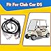 CLUBRALLY Golf Cart Control Wiring Harness for Club Car DS-Black Controller#1510-5201, DS Complete Vehicle Wiring Harnesses,OEM#102196601
