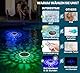 Poolbeleuchtung Unterwasser Solar, 2 Stück Schwimmende Poolbeleuchtung mit Fernbedienung, 12 Farbmodi, Timer, Wasserdicht Teichbeleuchtung Solar Pool Licht für Whirlpool, Schwimmbad, Badewanne Deko