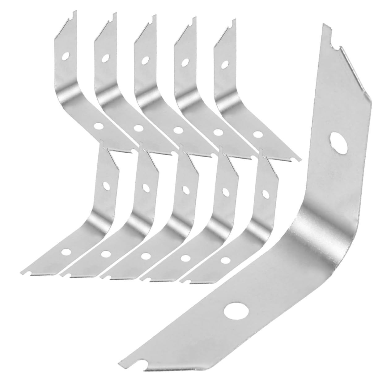 KONTONTY Strong Durable 100pcs Spring Clips for Picture Frames Easy to Install DIY Framing Tools