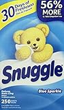 Snuggle Fresh Dryer Sheets , Blue Sparkle, 250 Count