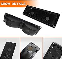 Vista 2 de Lente ahumado Tonsya compatible con 1988 1989 1990 1991 1992 1993 1994 1995 1996 1997 1998 GMC Chevy C/K 1500/2500/3500 camiones, luces