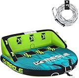 Mesle Pack Bouée Tractée Formula 2-4 Personnes avec Corde, Gonflable Bouée Bateau & Jet...