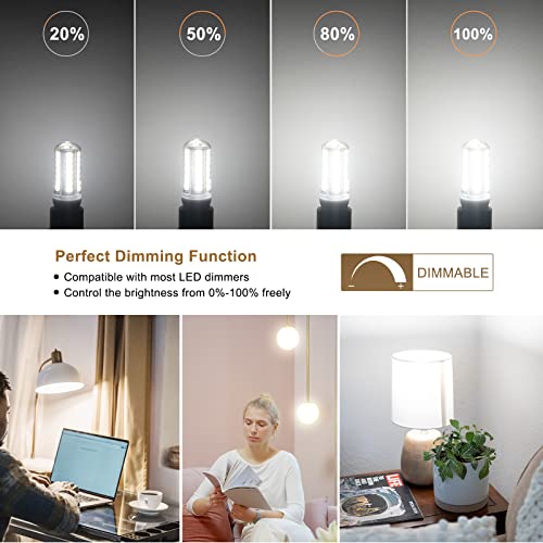 DiCUNO G9 LED Bulb Dimmable Daylight White 5000K, 30W Halogen Equivalent, 2.6W, 260LM - Image 3
